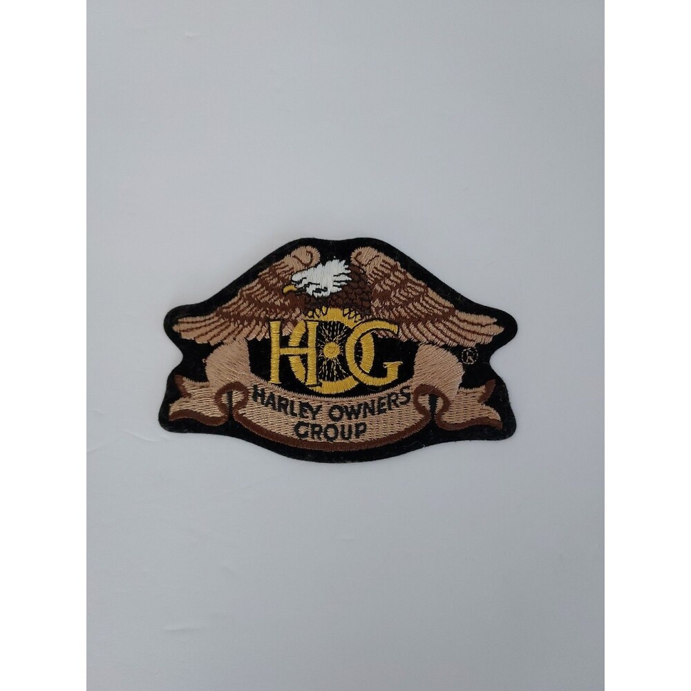 HOG Harley Owners Group Patch Eagle Embroidered Harley Davidson Motorcycle 5"